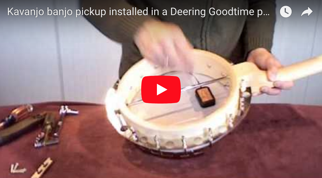 How To Install a Kavanjo Banjo Pickup on a Goodtime